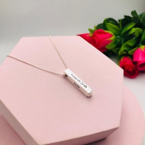 Colar Cubo Jesus Fé Amor Gratidão