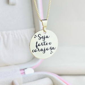 Colar Frase Bíblicas Personalizada