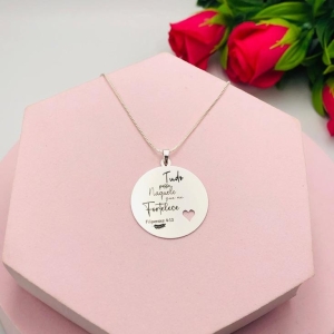 Colar Mandala Tudo Posso Naquele que me Fortalece