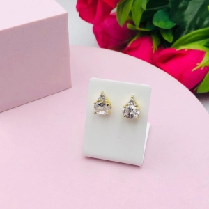 Brinco gota com Zirconia