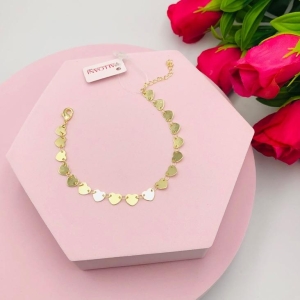 Pulseira Corações