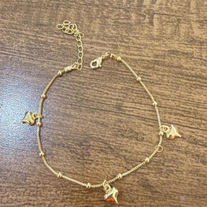 Pulseira Bolinhas com Coração