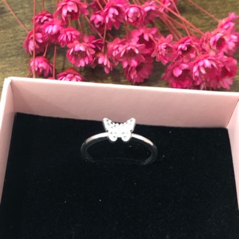 Anel Borboleta Cravejado