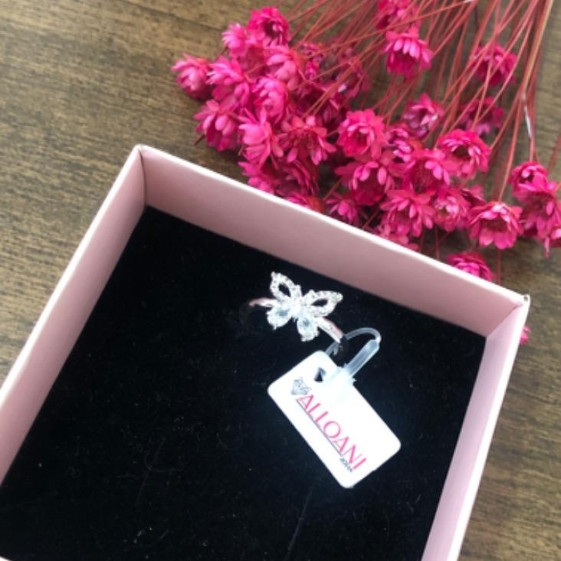 Anel Borboleta Cravejado