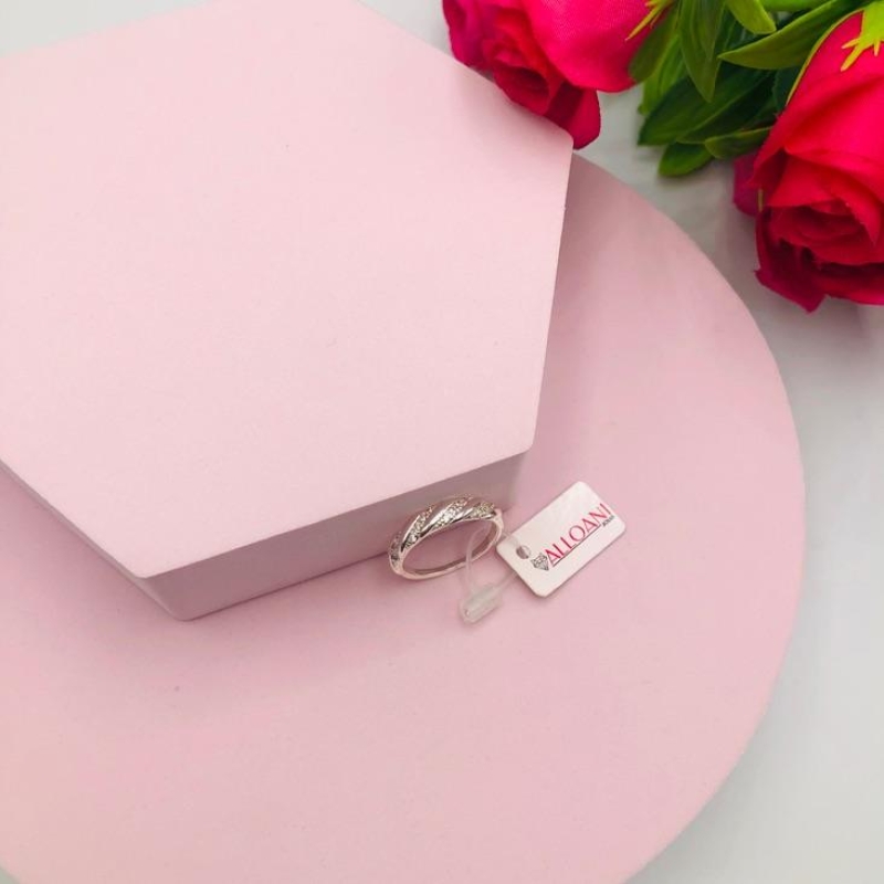 Anel Cravejado e Liso