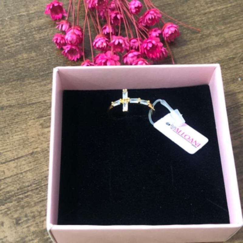 Anel Cruz com Pedras