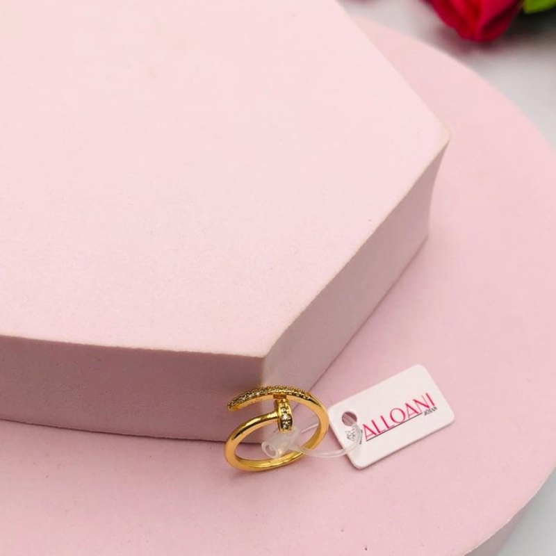 Anel de Prego Cravejado N16