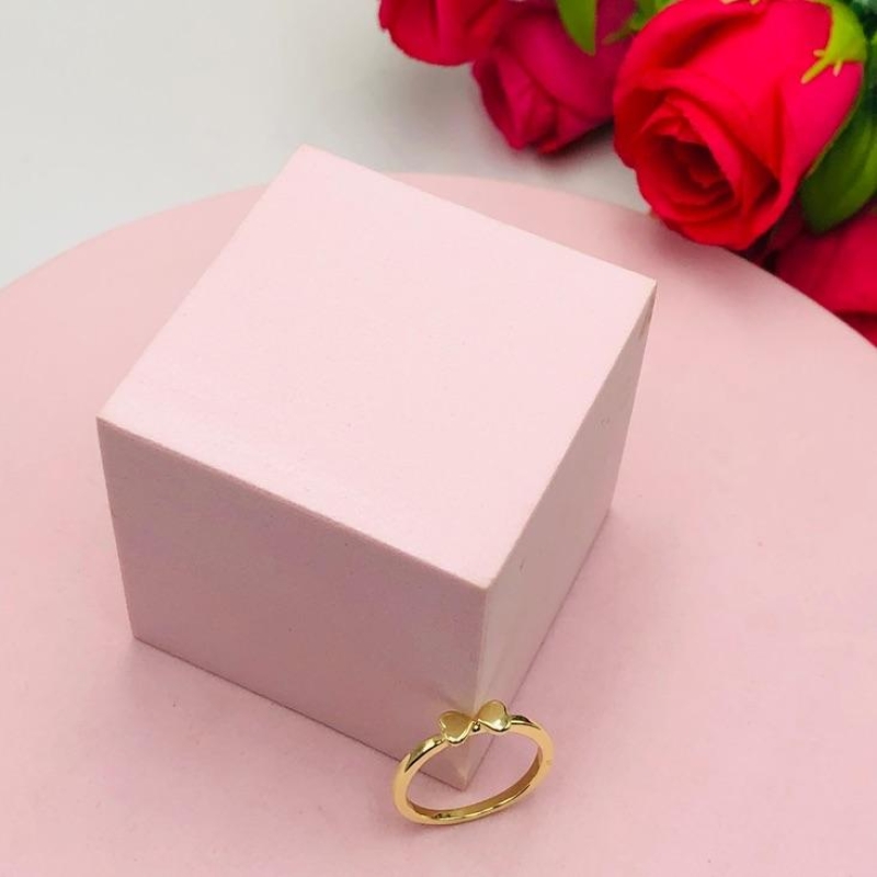 Anel dois corações N 18