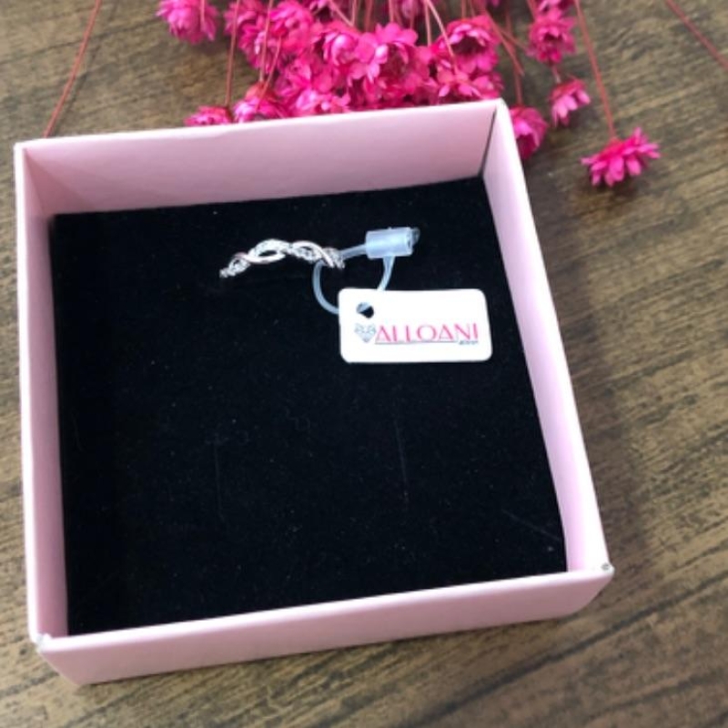 Anel Entrelaçados Liso e Cravejado