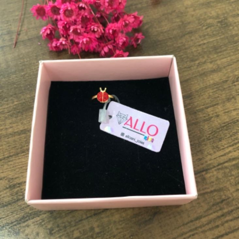 Anel Infantil Joaninha