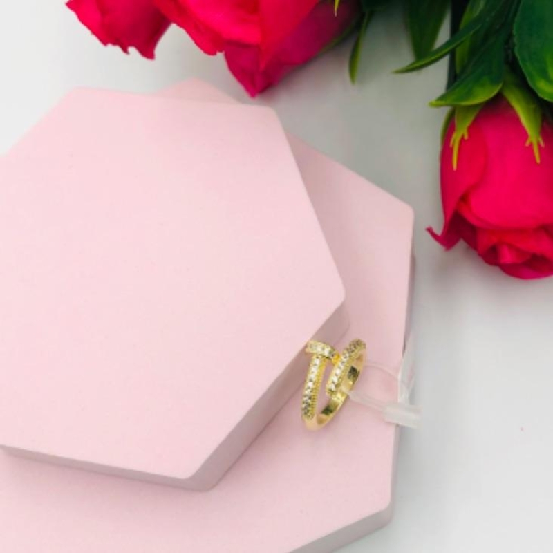 Anel Prego Cravejado N 14