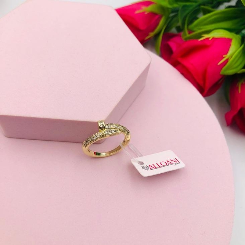 Anel Prego Cravejado N 17