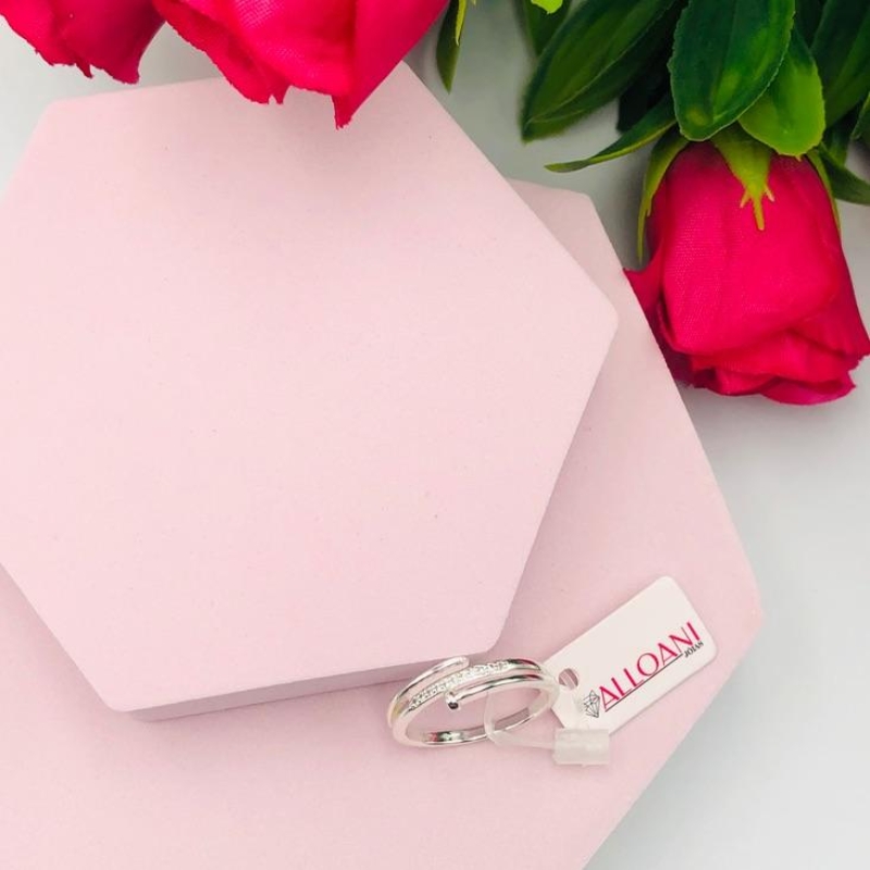 Anel Prego Cravejado N19