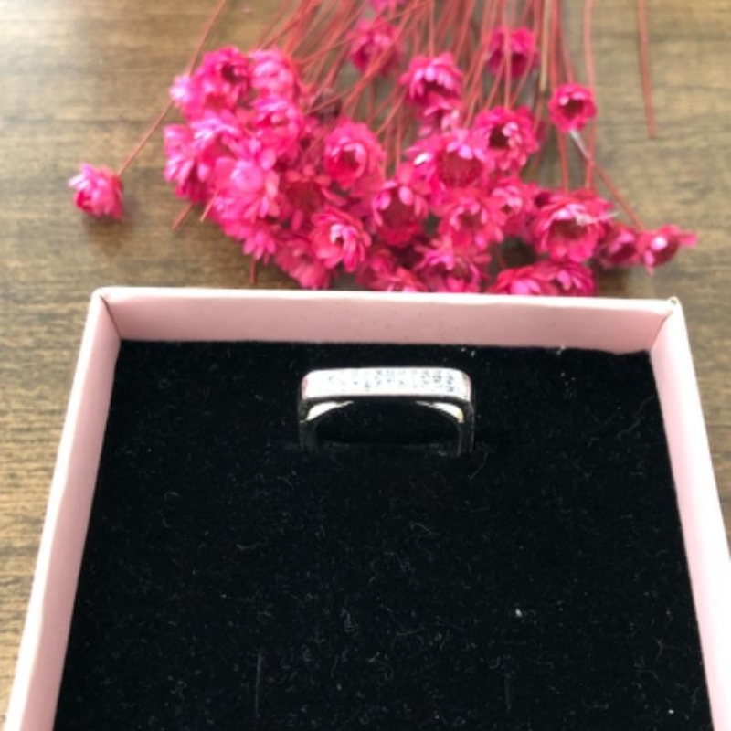 Anel Quadrado Cravejado N 20