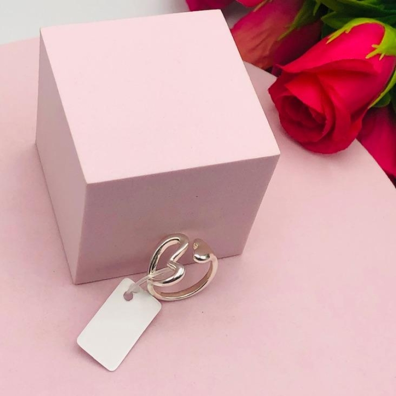 Anel Regulável Dois Corações N 17