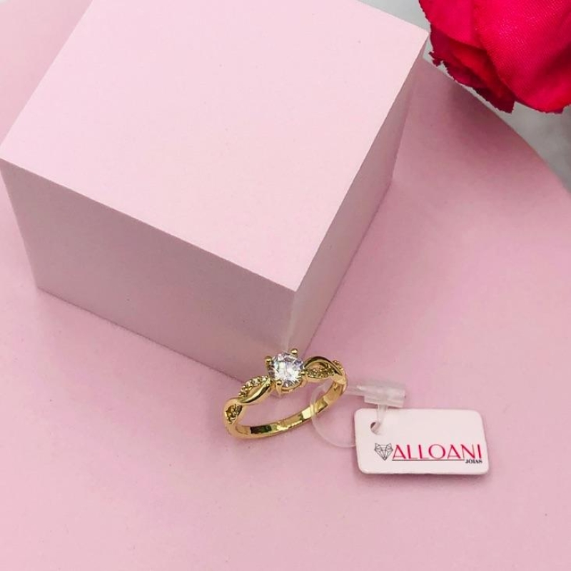 Anel Solitário Trabalhado N 21