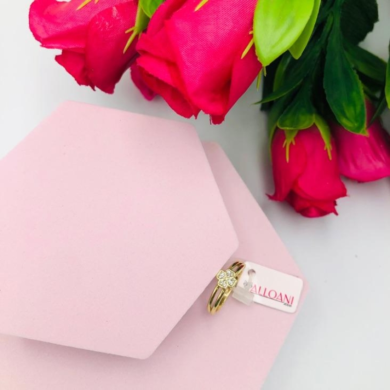 Anel Trevo Cravejado