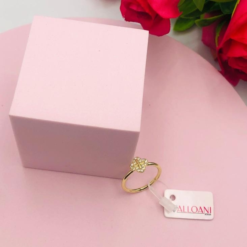 Anel Trevo Cravejado N 16