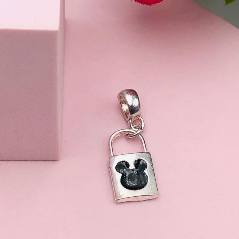 Berloque Cadeado Mickey Mouse