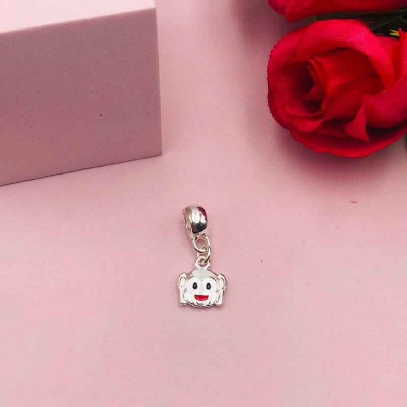 Berloque Emoji Macaco Tampando Ouvido