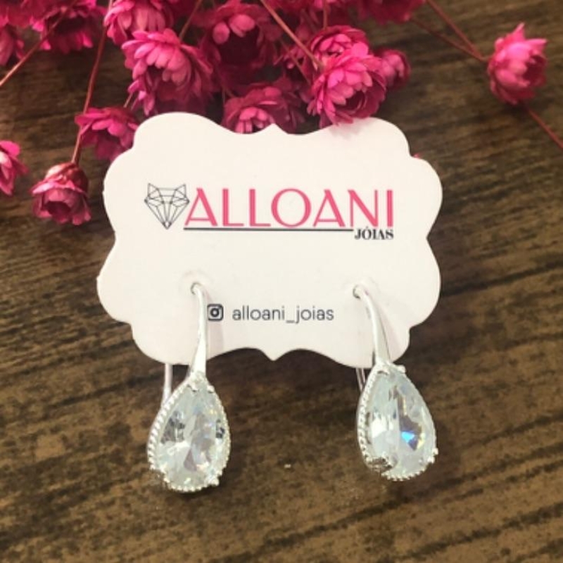 Brinco Argola com Gota