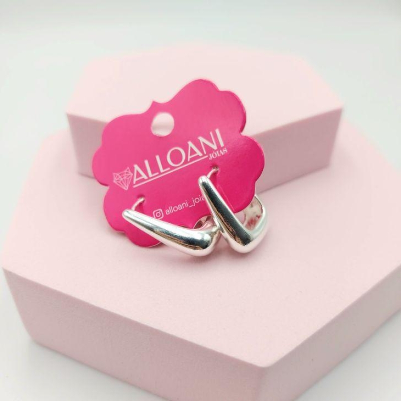 Brinco Argola de Gota Lisa