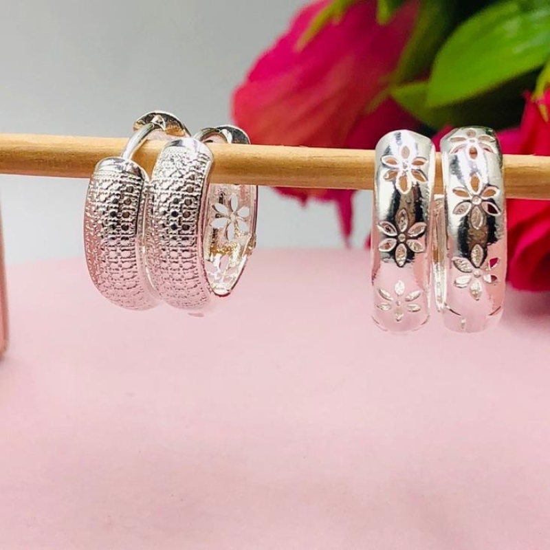 Brinco Argola Duas em Um