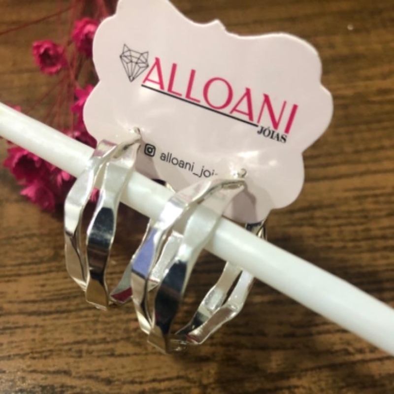 Brinco Argola duas fitas