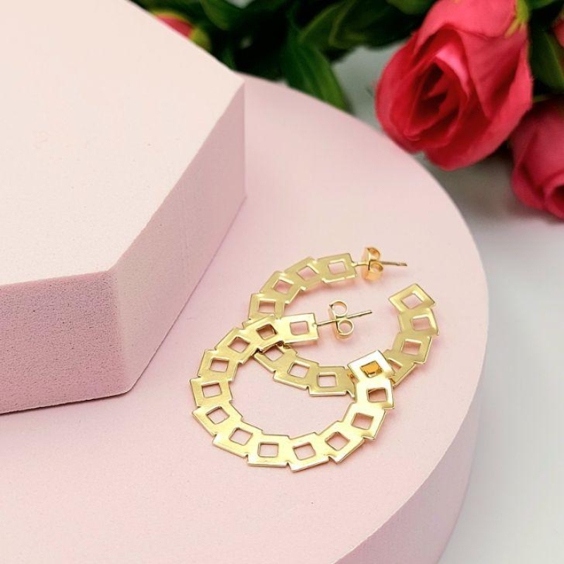 Brinco Argola Trabalhada