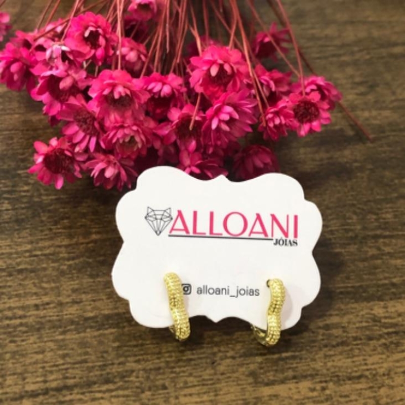 Brinco Argolinha Coração