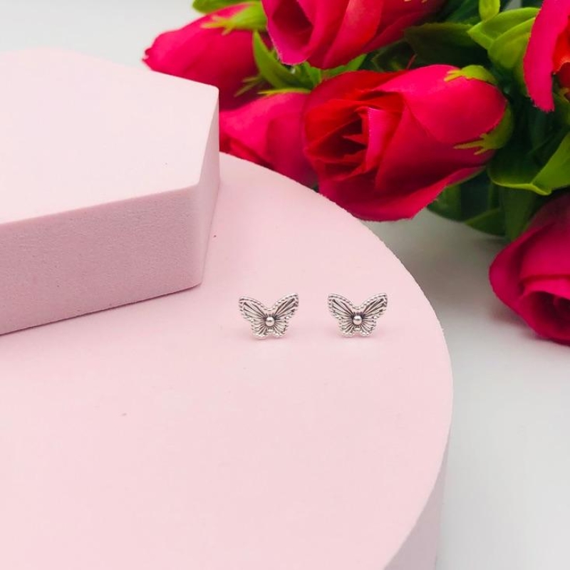 Brinco Borboleta Trabalhada