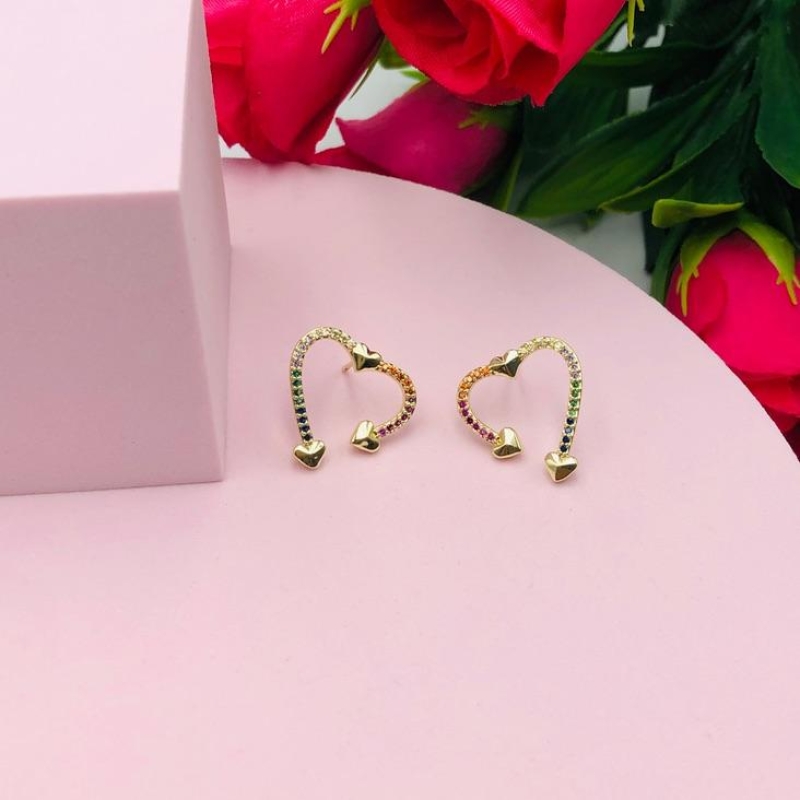 Brinco Coração Aberto