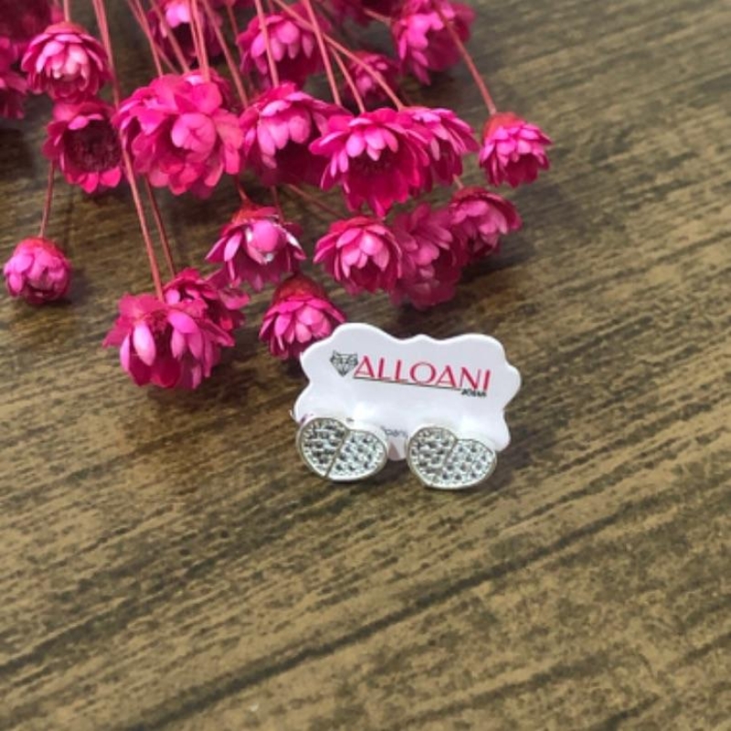 Brinco Coração Cravejado