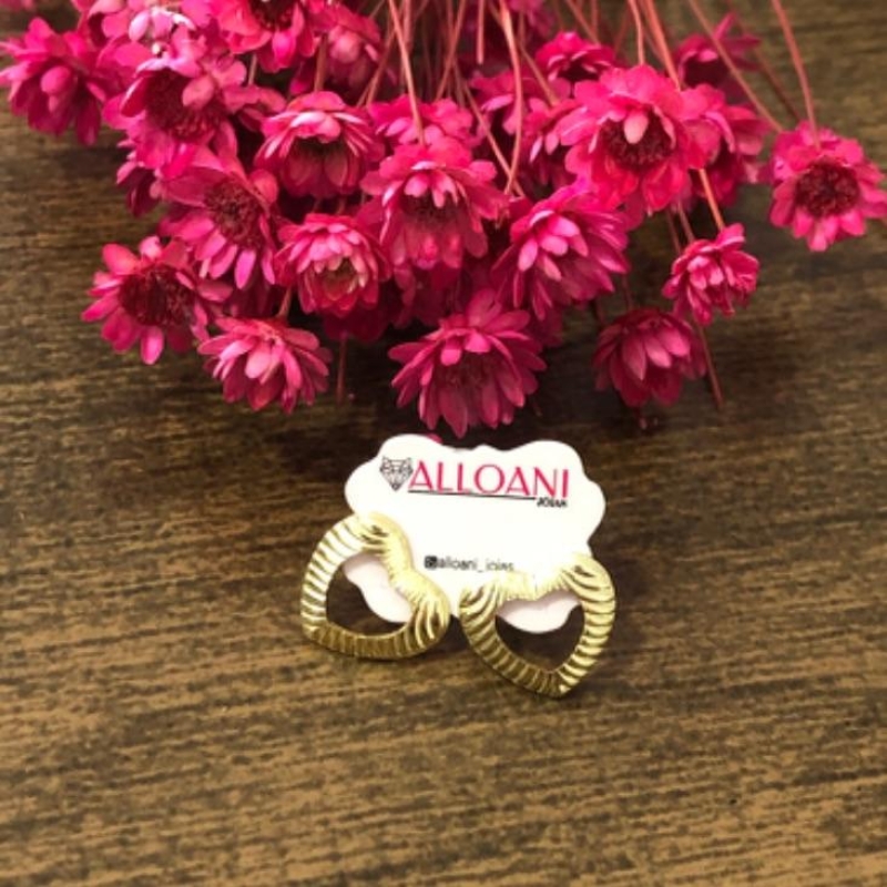 Brinco Coração Vazado