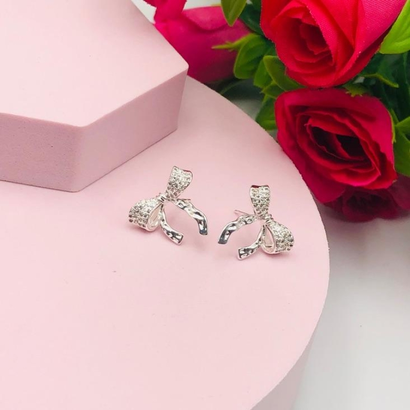 Brinco de Laço Cravejado