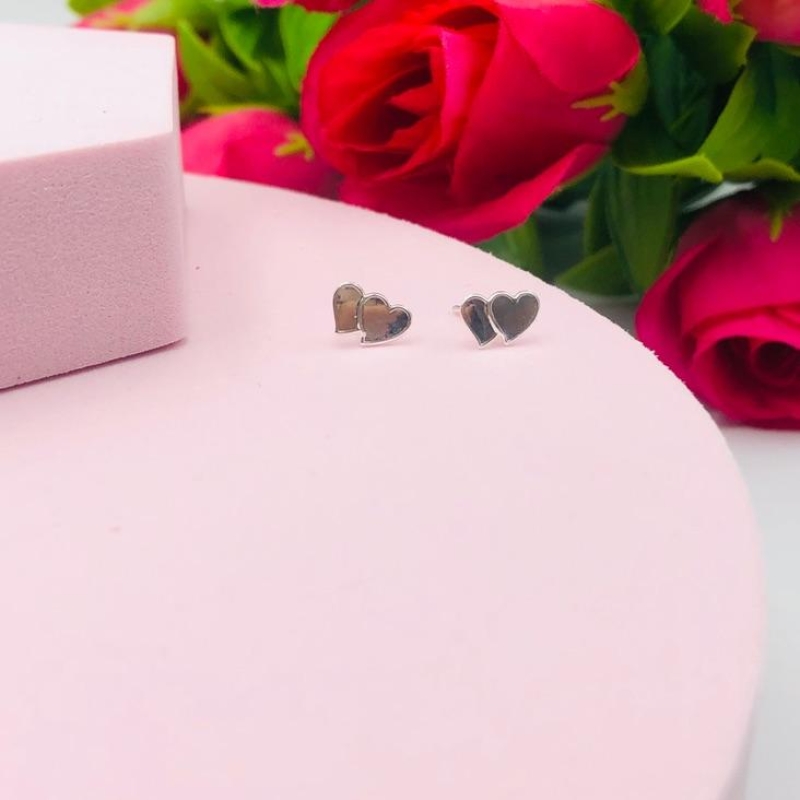 Brinco Dois Coração