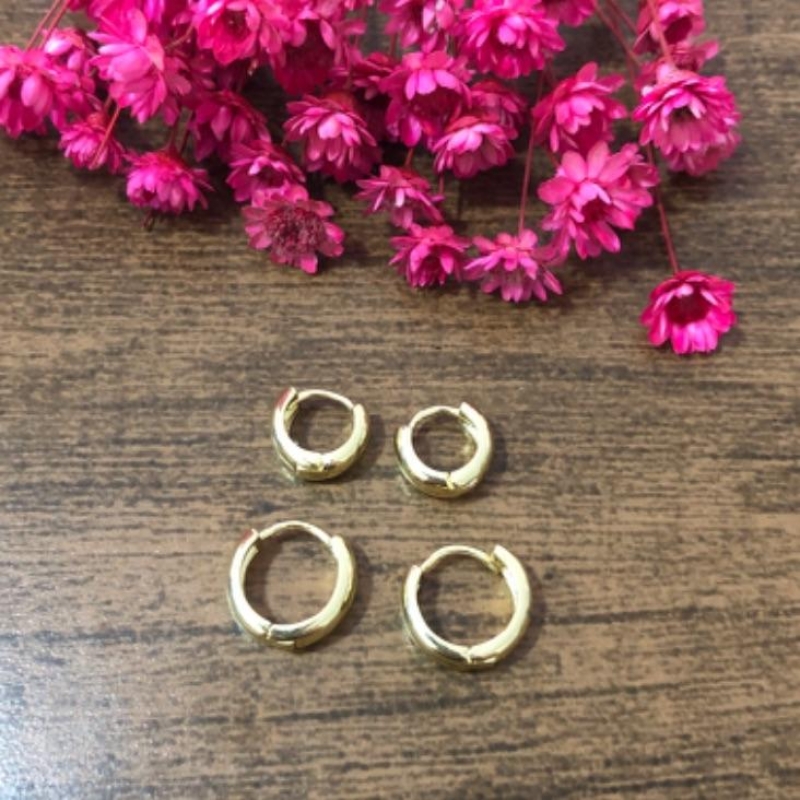 Brinco Duo Argola Redonda