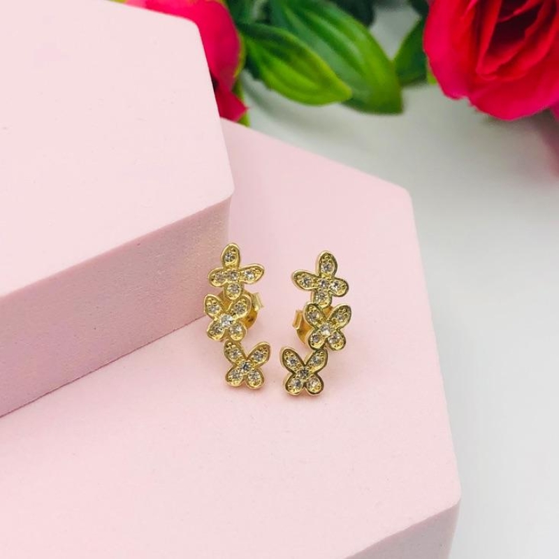 Brinco Ear Cuff Borboleta