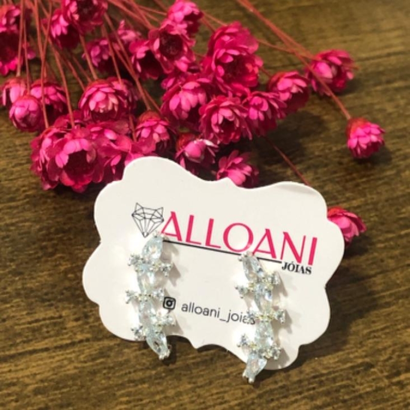 Brinco Ear Cuff com Pedras