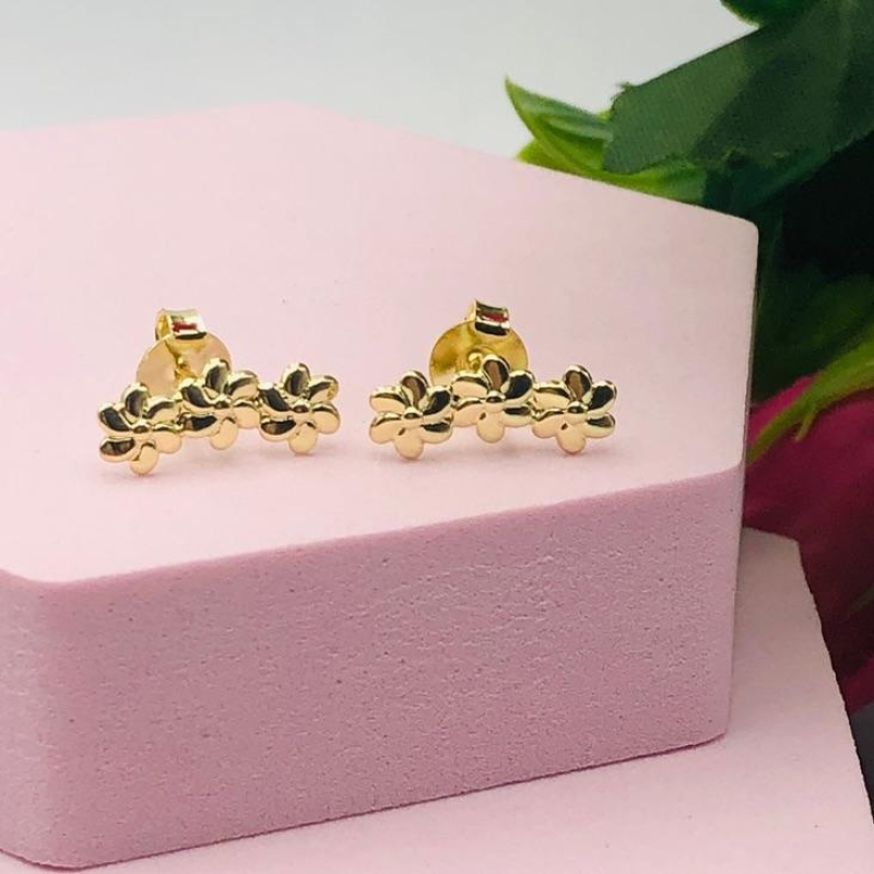 Brinco Ear Cuff flor