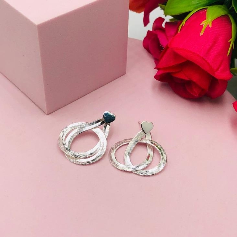 Brinco Fita Coração