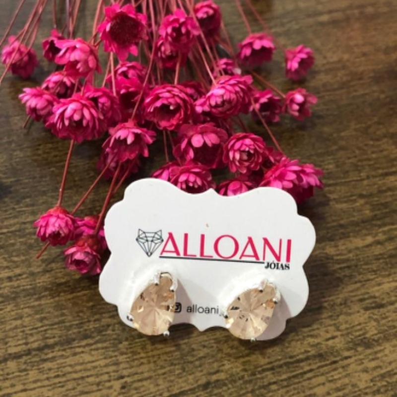 Brinco Gota com Pedra