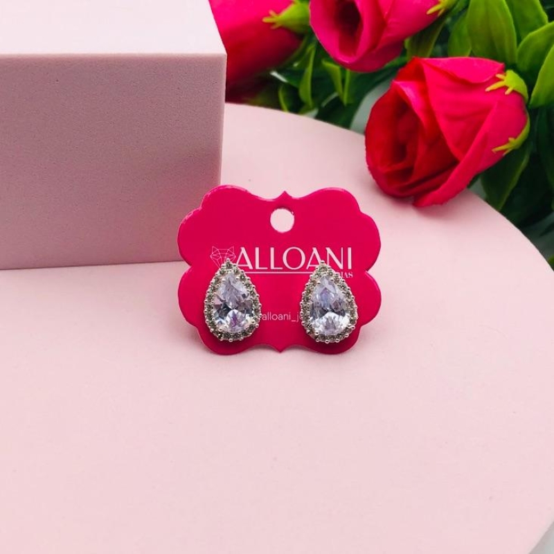 Brinco Gota Cravejada