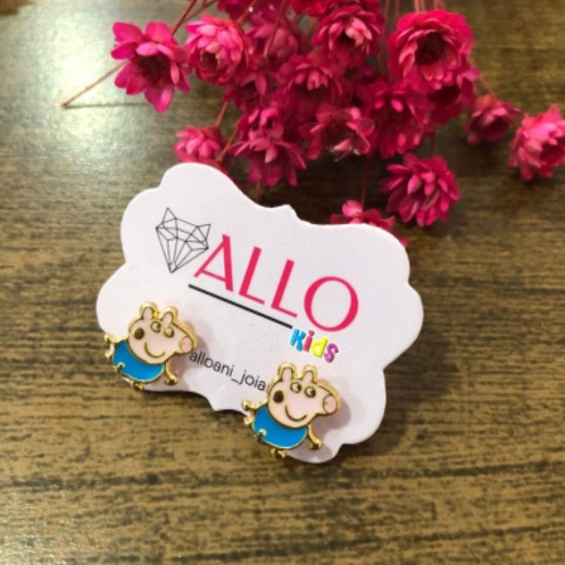 Brinco infantil george resinado