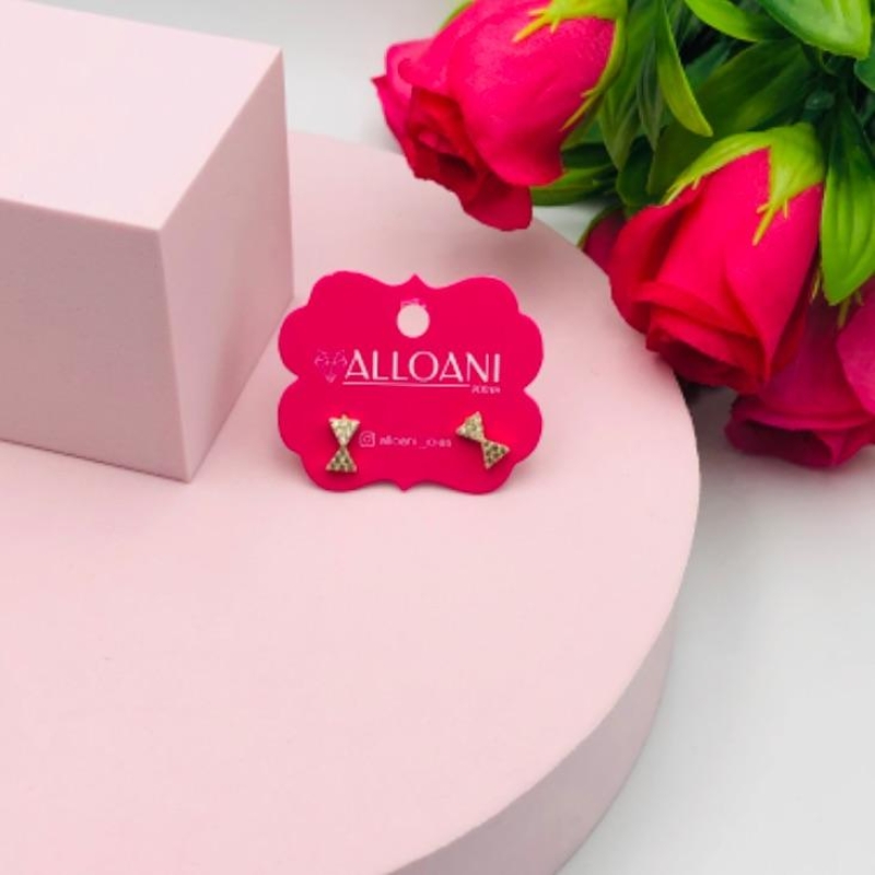 Brinco Laço Cravejado