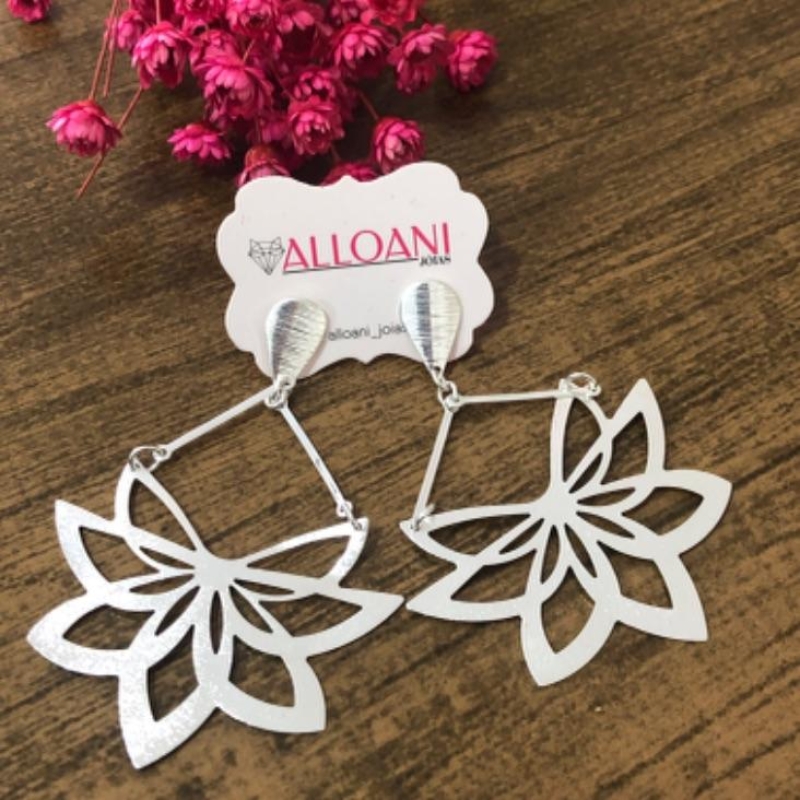 Brinco Pendurado Flor