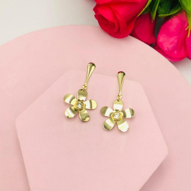 Brinco Pendurado Flor