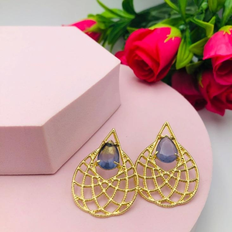 Brinco Pendurado Formato de Gota