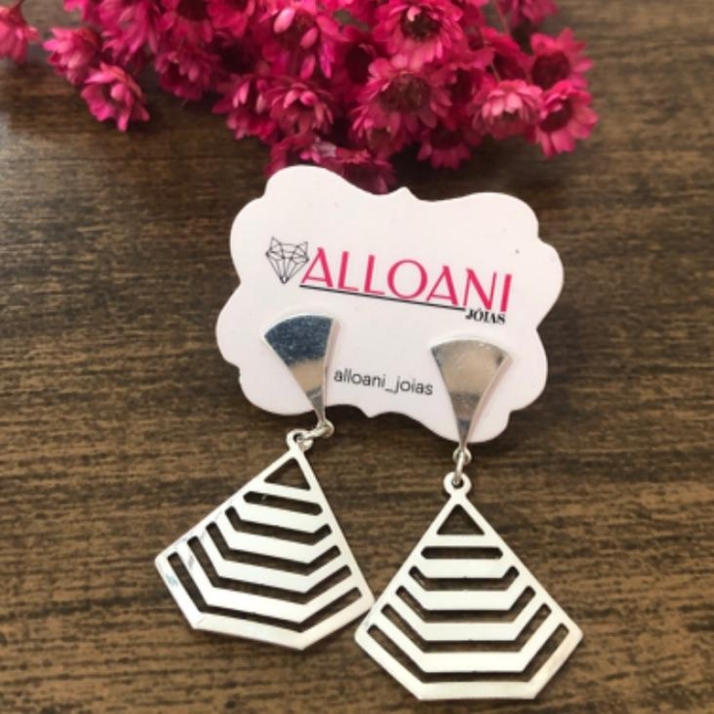 Brinco Pendurado Geométrico