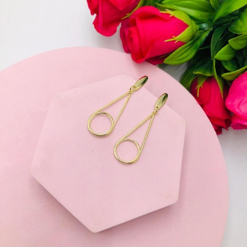 Brinco Pendurado Geométrico